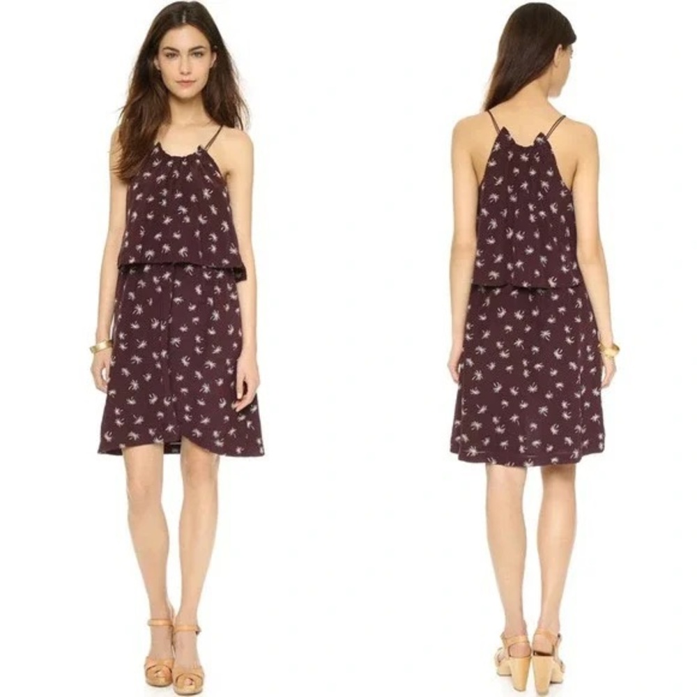 Madewell Tropical Palm Tree Dress